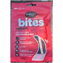 Probono - Dog Semi Moist Pork Rashers 120g Pouch
