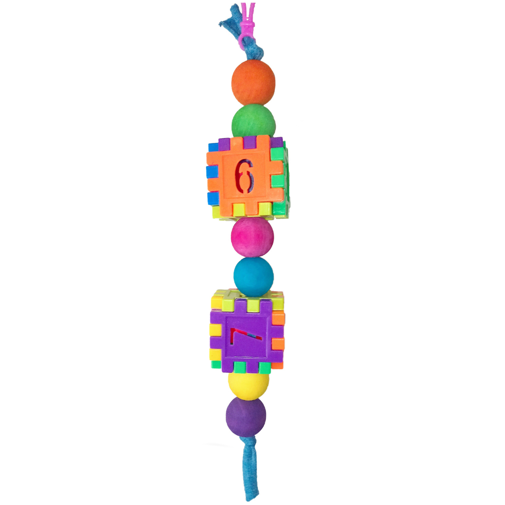 Sprogley Bird Toys – Bird Cube Shaker
