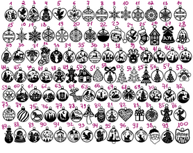 Christmas Tree Decorations – MDF Festive Designs