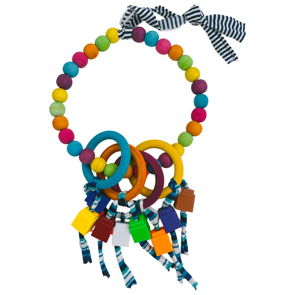 Sprogley Bird Toys – Bird Fun Ring - Mega