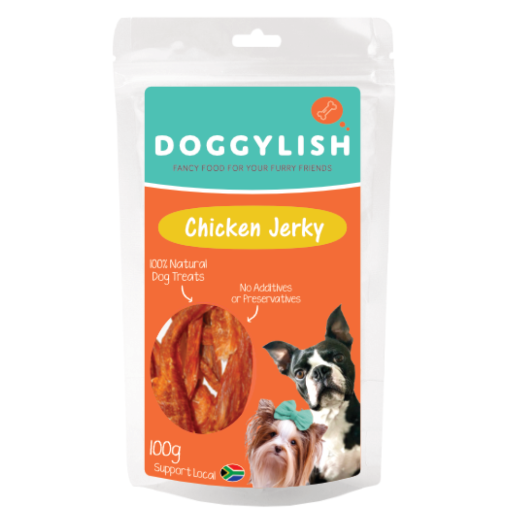 Doggylish Chicken Jerky Natural Dog Treats
