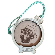 Santa Paws Dog Breed Xmas Ornaments - (Made to order)