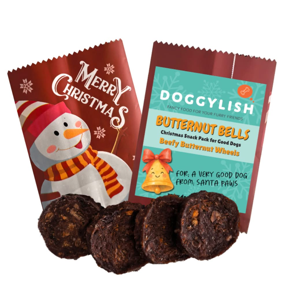Doggylish - Xmas Beefy Butternut Bells