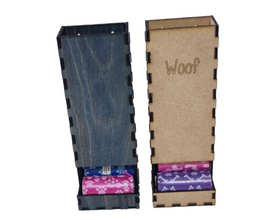 Wooden Dog Poo Bags Holder