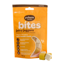 Probono - Dog Semi Moist Peanut Butter & Banana Juicy Jaggers 120g Pouch